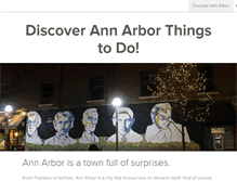 Tablet Screenshot of discoverannarbormichigan.com